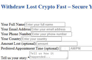 Financial Compliance Agency (clone of an FCA authorised firm)